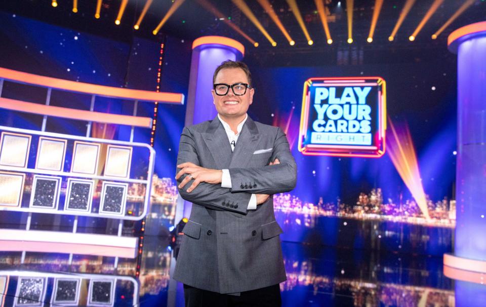 Carr is back on our screens with Epic Gameshow (ITV)