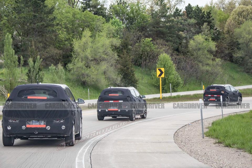 Photos of the 2021 Chevrolet Bolt EUV Prototype