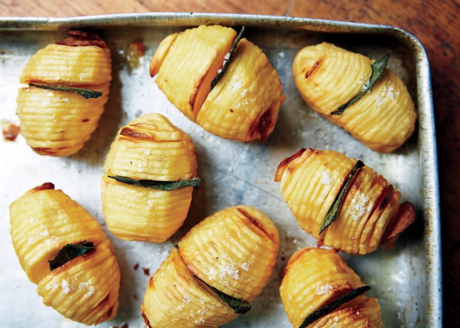 Virgo: Hasselback Potatoes