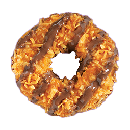 Caramel deLites® Girl Scout cookie.