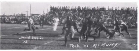 Some 5,000 fans attend the first football game for the Texas Tech Matadors. They played the McMurry College Indians in 1925 at the South Plains Fairgrounds.