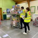 <p>Weeks after the pandemic began, Princess Eugenie and Jack teamed up to <a href="https://people.com/royals/princess-eugenie-jack-brooksbank-volunteer-salvation-army-coronavirus/" rel="nofollow noopener" target="_blank" data-ylk="slk:volunteer;elm:context_link;itc:0;sec:content-canvas" class="link ">volunteer</a> with the Salvation Army. The couple matched in neon yellow vests to pack food for those in need.</p> <p>"Since 1865 the Salvation Army has been there with open doors to help so many people. In the past few years I have witnessed first hand their dedication and hard work, so when they invited Jack and I to their newly created hub to pack boxes, we jumped at the chance," she wrote in a post. "Their message is key - their doors are open, always have been and always will be."</p>