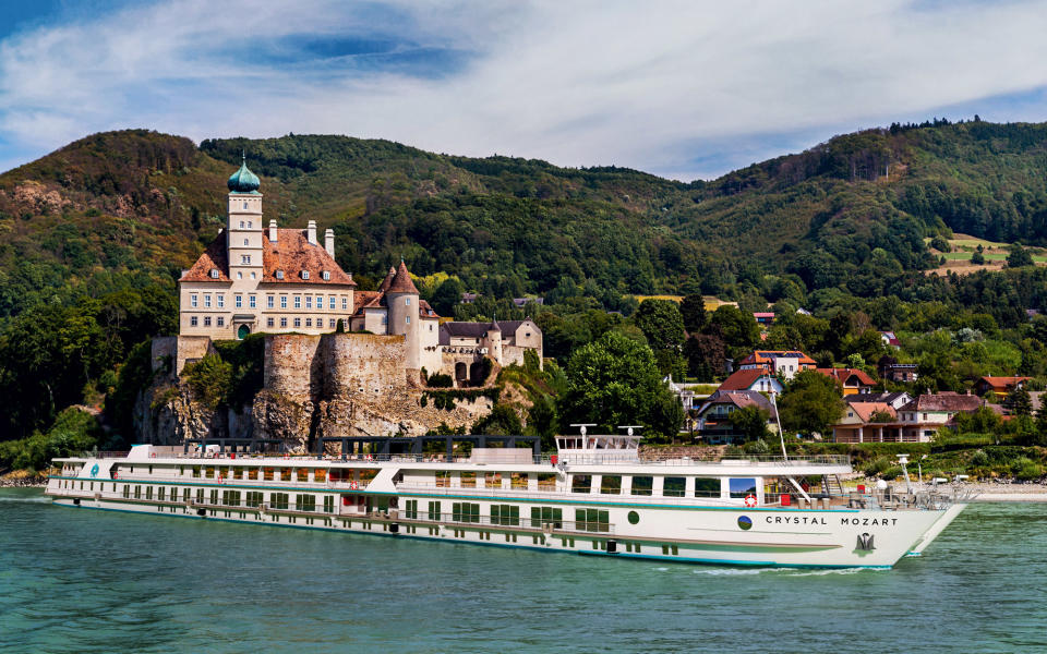 <p>While Crystal has six custom-built river ships on order, the line just christened the <em>Crystal Mozart</em> in July. This rehabbed ship (the largest on the rivers it sails) debuted in 1987 and previously belonged to the Peter Deilmann fleet. With gorgeous public spaces and chic staterooms, it’s easily the most elegant choice in the region.</p> <p><strong>Where You Can Go: </strong>The ship sails the Danube, and will remain there, as the other rivers in Europe are too narrow for its passage.</p> <p><strong>Most Notable:</strong> The roof deck includes a retractable (and quite literal) pop-up bar that can be lowered when the ship passes beneath bridges.</p>