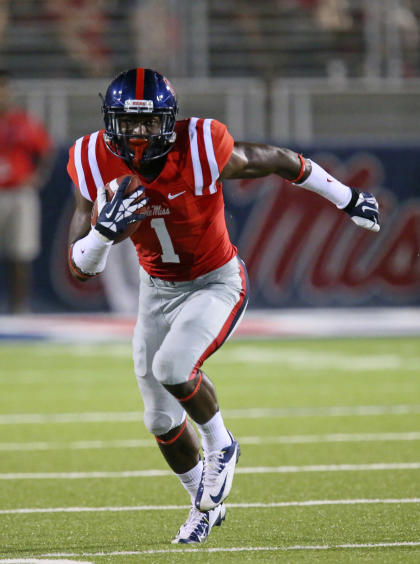 Ole Miss sophomore receiver Laquon Treadwell.(Spruce Derden/USA TODAY Sports)