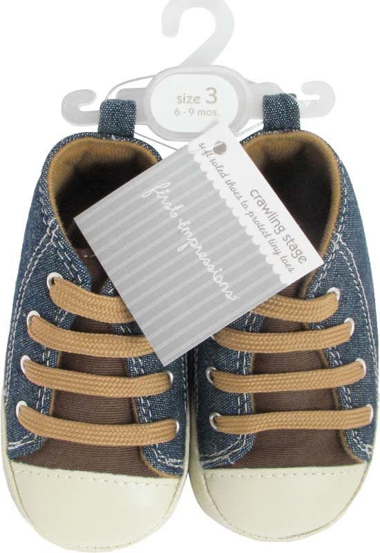 <a href="http://www.cpsc.gov/en/Recalls/2014/Trimfoot-Recalls-Childrens-Soft-Soled-Sneakers/" target="_blank">Items Recalled</a>: Trimfoot has recalled its children's soft-soled sneakers after finding that a a small metal eyelet can detach from the inside of the sneaker and pose a choking hazard to infants.  Reason: Choking hazard