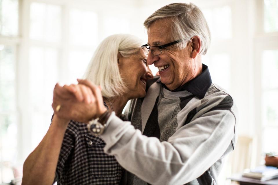 <p>Getty</p> A Getty stock image of a couple dancing