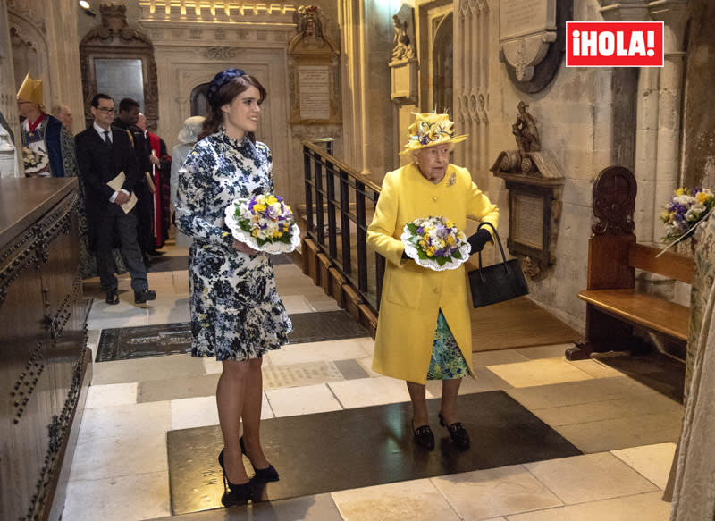 Reina Isabel II y Eugenia de York