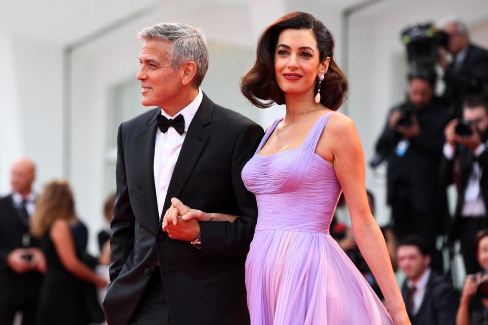 George and Amal Clooney attend the Venice Film festival 2017 (AFP/Getty Images)