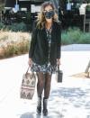 <p>A masked up Jessica Alba enjoys a Wednesday shopping trip in L.A.</p>