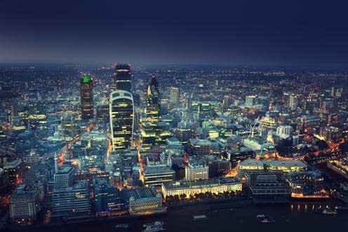 <span class="caption">London sparkles with foreign capital.</span> <span class="attribution"><a class="link " href="https://www.shutterstock.com/image-photo/city-london-sunset-225090037?src=IssUMO68qOz4u6bFbN1-_Q-1-3" rel="nofollow noopener" target="_blank" data-ylk="slk:shutterstock.com;elm:context_link;itc:0;sec:content-canvas">shutterstock.com</a></span>