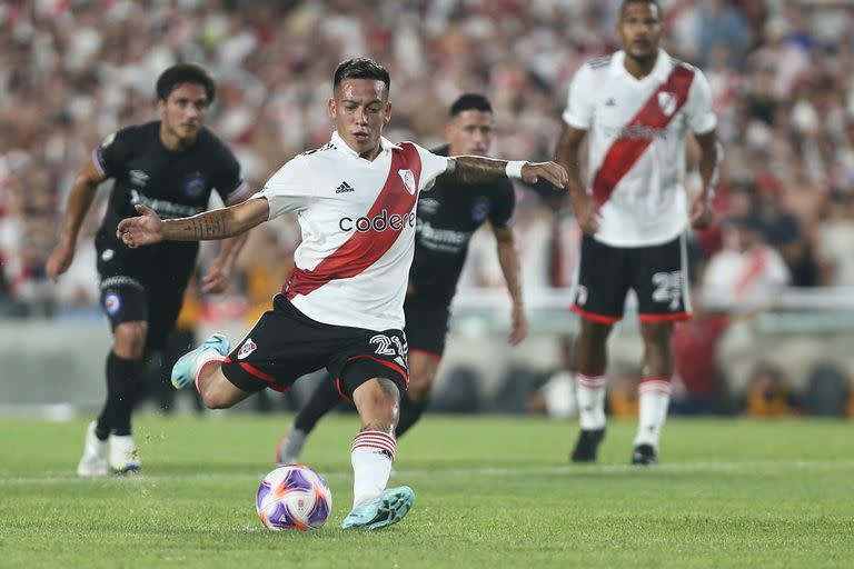 River y Argentinos se enfrentaron en febrero, por la primera fecha de la Liga Profesional 2023