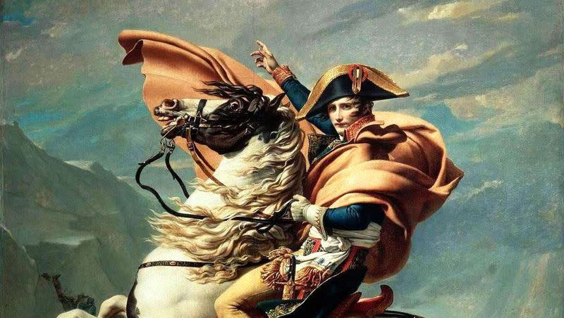 An 1805 painting of French emperor Napoleon Bonaparte.