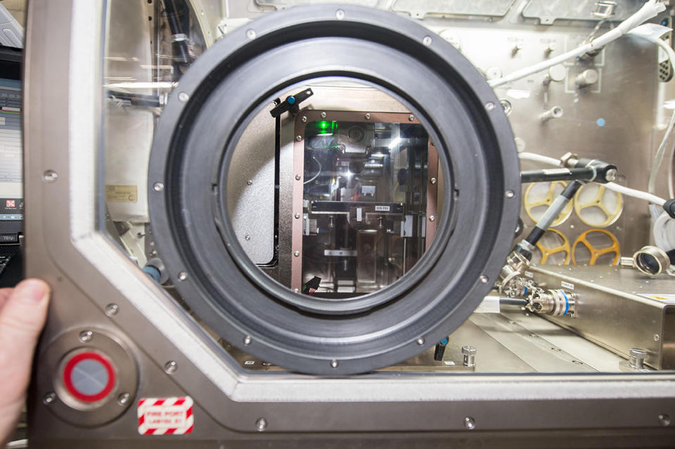 3D-printing tests have been underway in the Destiny lab aboard the International Space Station