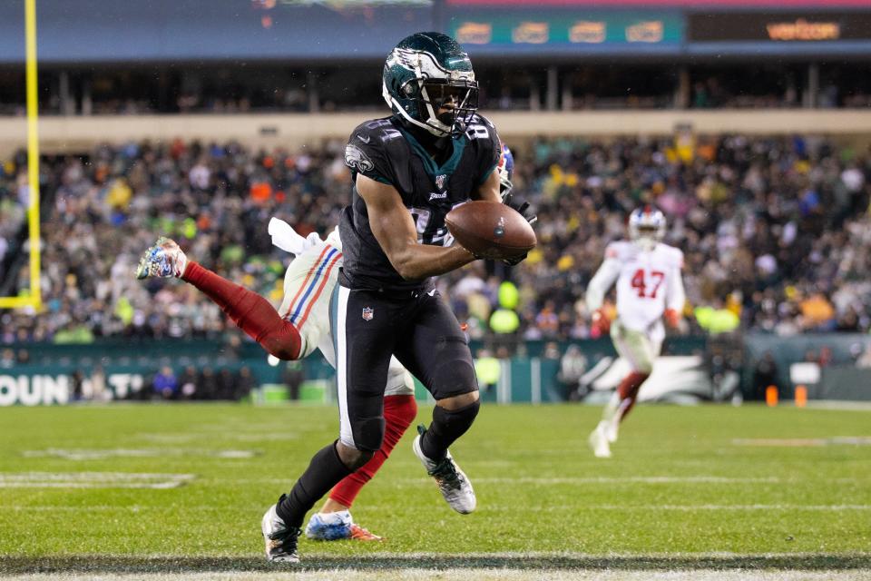 Can Greg Ward (84) and the Philadelphia Eagles' weapons create enough big plays to go on a deep playoff run? (Bill Streicher-USA TODAY Sports)