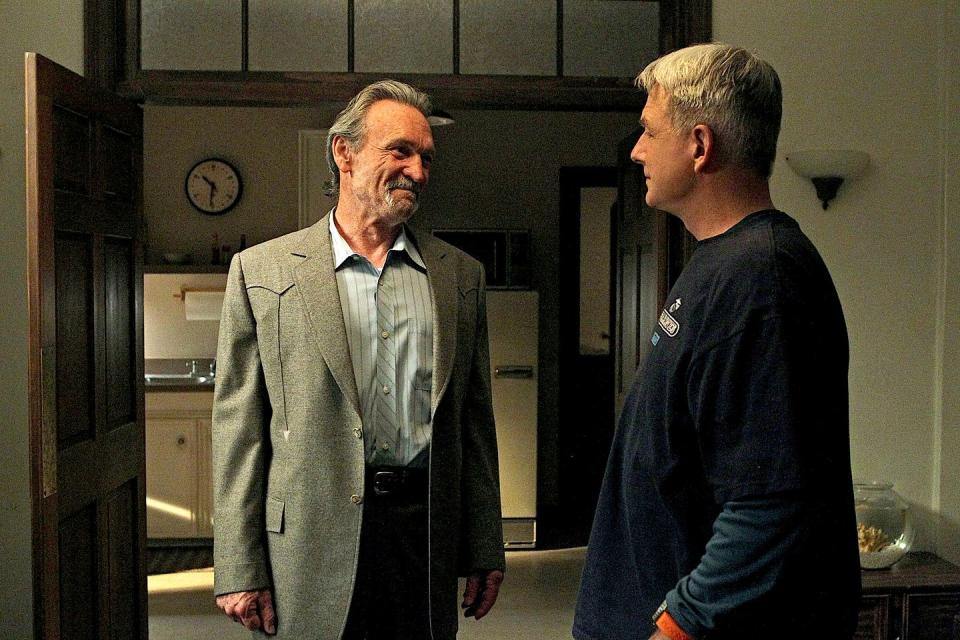 mike franks and leroy jethro gibbs in ncis