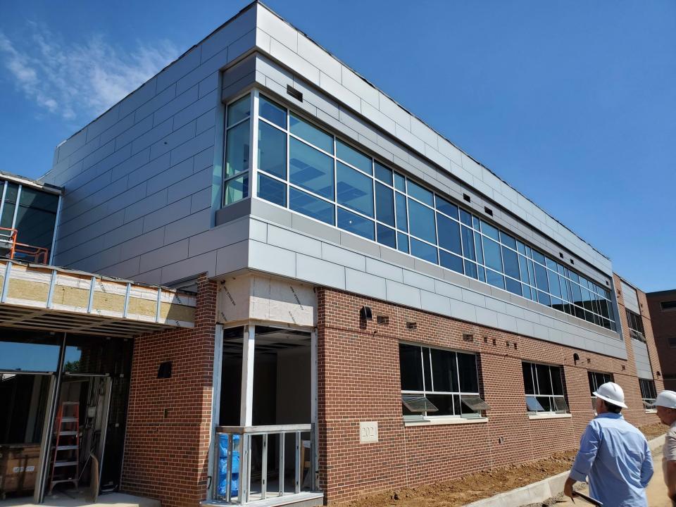 A renovation project is underway at Anne Frank Elementary School in Philadelphia. (The School District of Philadelphia)