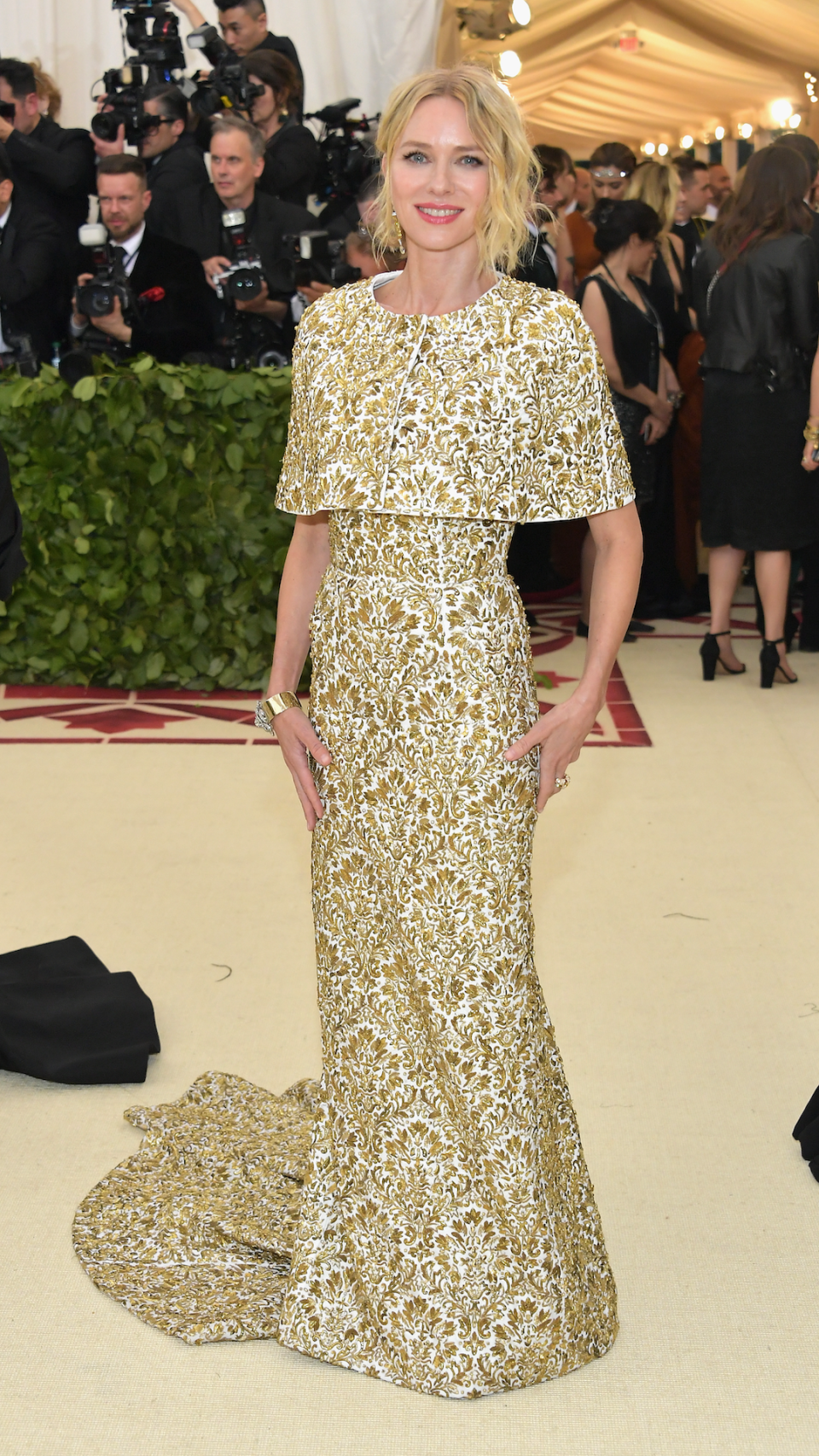 The gold embroidered Met Gala gown