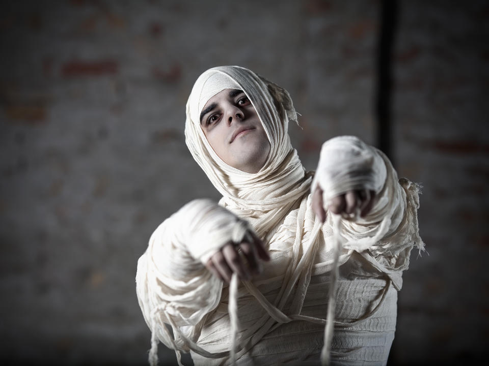 Die Horror-Mumie ist ein Halloween-Klassiker – und das perfekte Last-Minute-Kostüm. (Symbolbild: Getty Images)