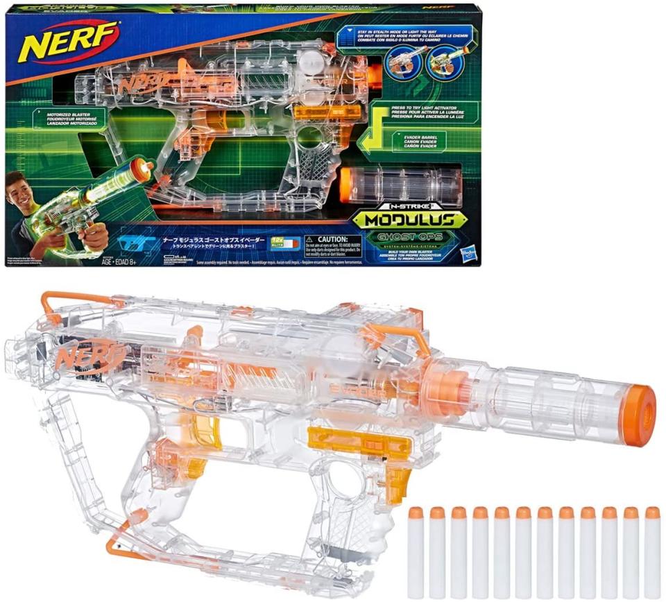 automatic nerf gun - Evader Modulus Nerf Motorized Light-Up Toy Blaster