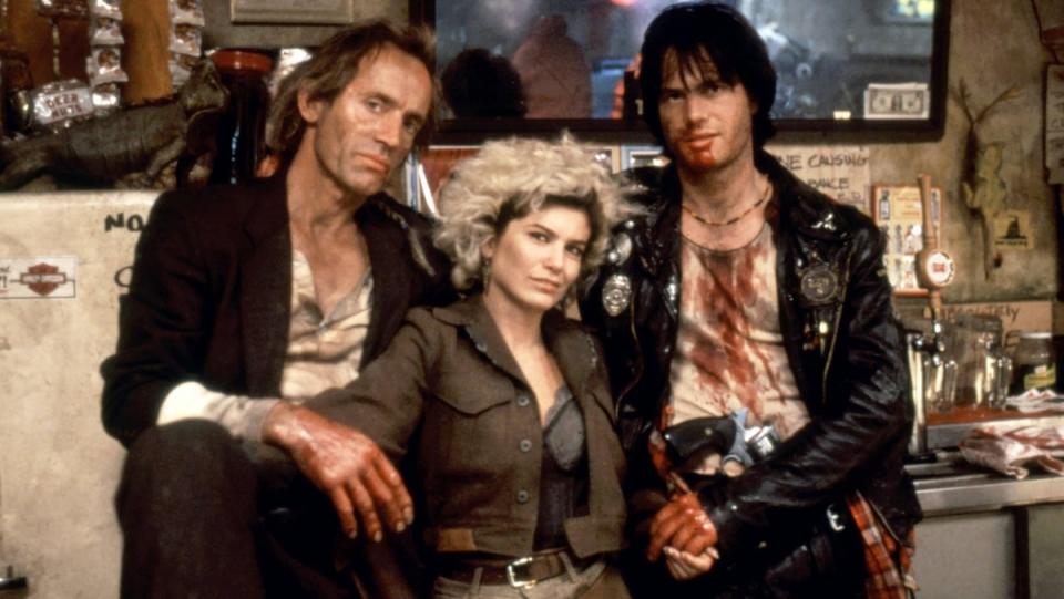 Lance Henriksen, Jenette Goldstein, and Bill Paxton in Kathryn Bigelow's vampire movie Near Dark.