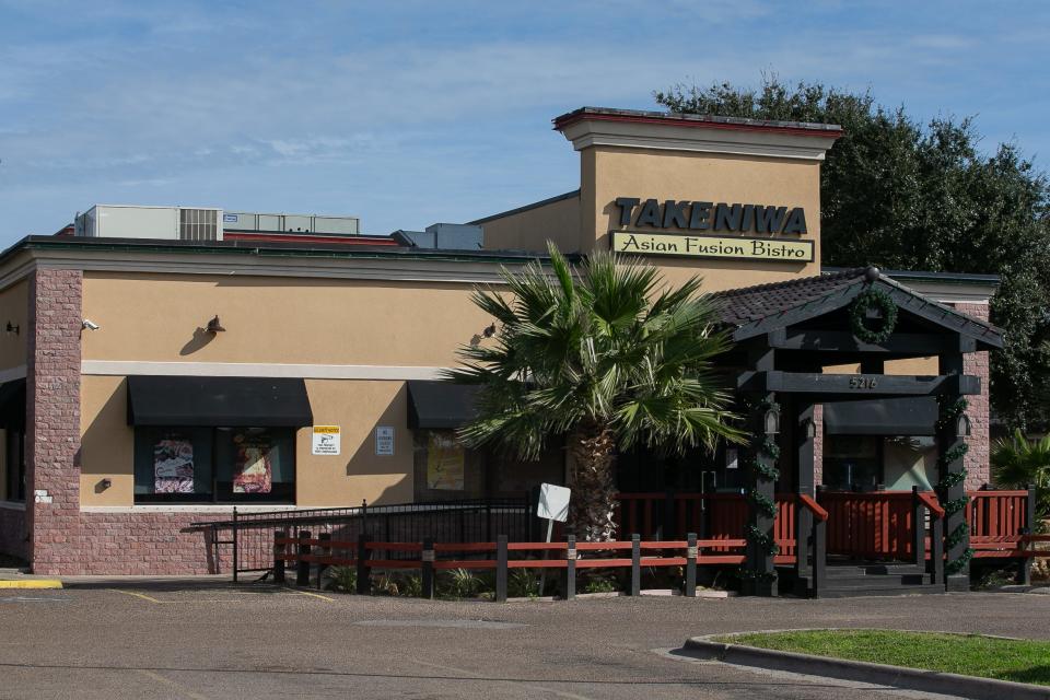 Takeniwa is a Japanese restaurant located at 5216 S. Padre Island Drive in Corpus Christi, Texas.