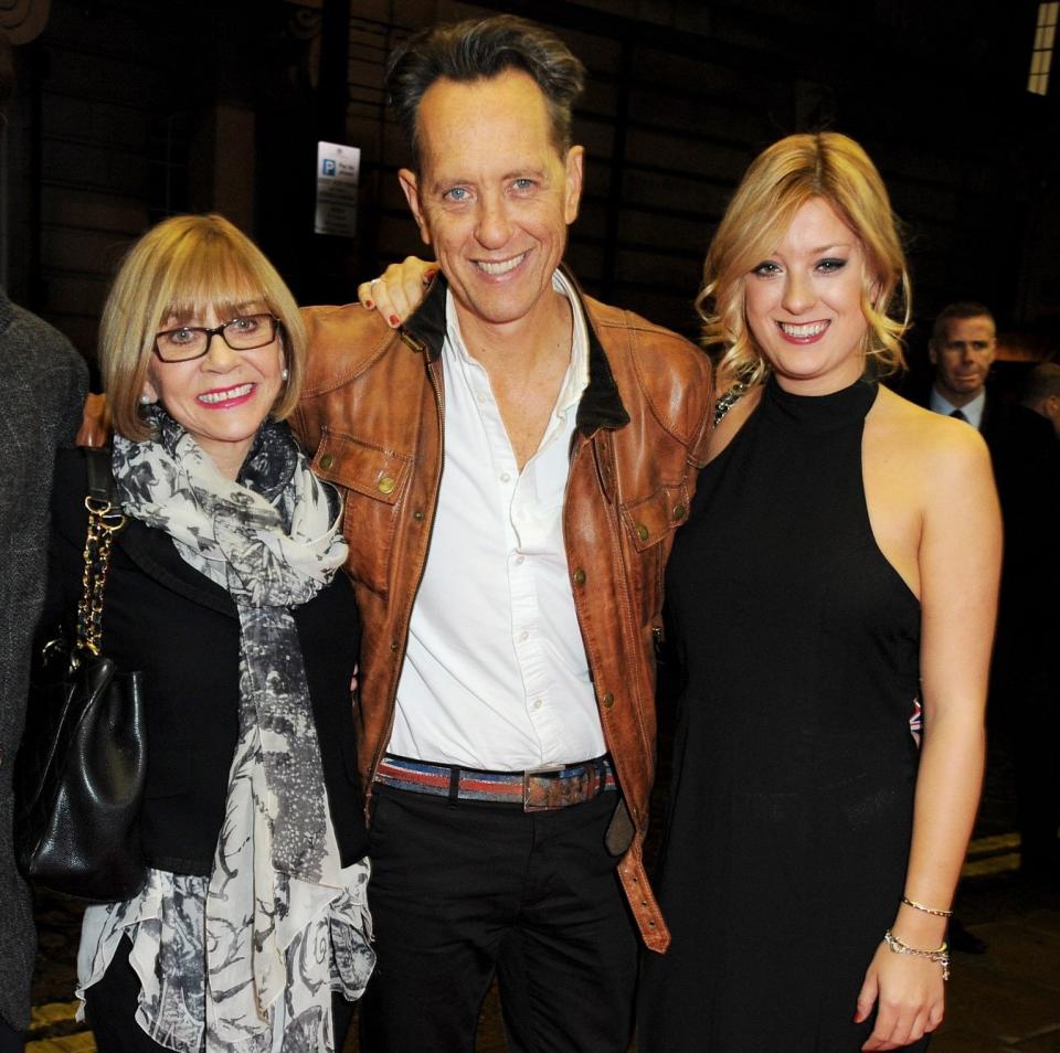 Joan Washington, Richard E Grant and their daughter Olivia Grant in 2013 - Dave M. Benett