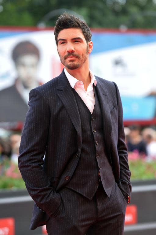 French actor Tahar Rahim arrives for the screening of the movie "The Cut" presented in competition at the 71st Venice Film Festival on August 31, 2014 at Venice Lido