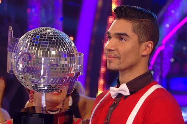 It's 10 years since Louis lifted the Glitterball (Photo: BBC)