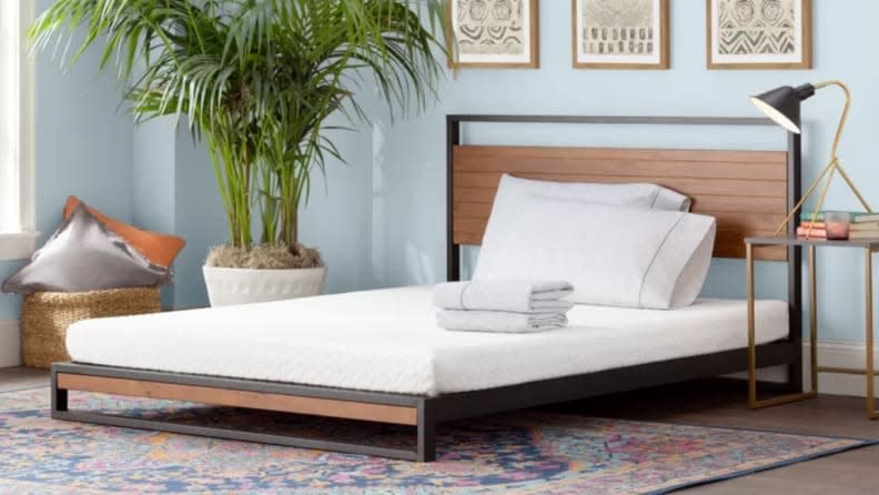 This comfy memory foam mattress is well-loved among reviewers.