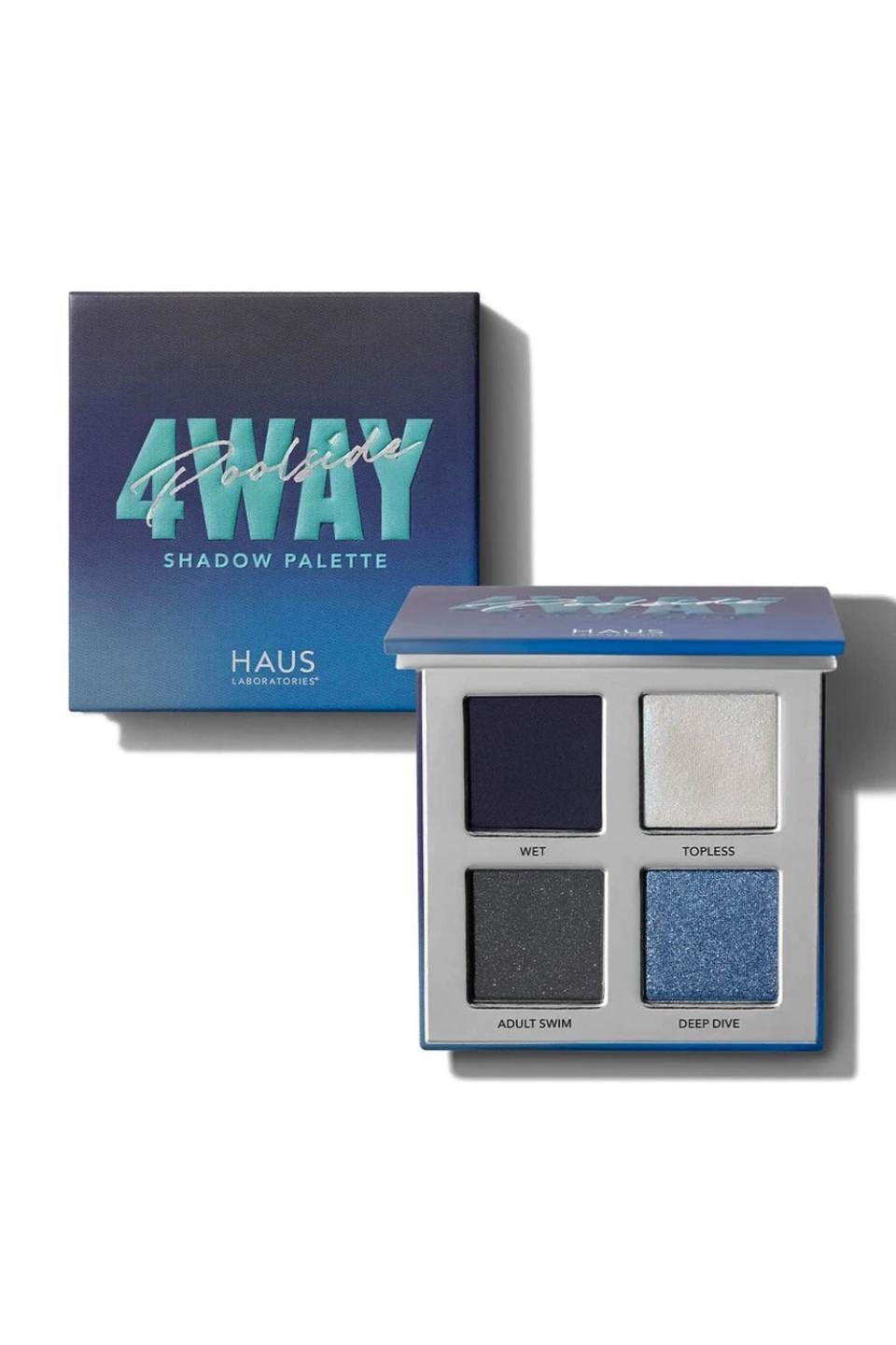 9) Haus Laboratories Four-Way Shadow Palette