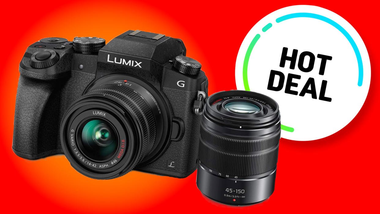  Panasonic Lumix G7 twin lens kit deal. 