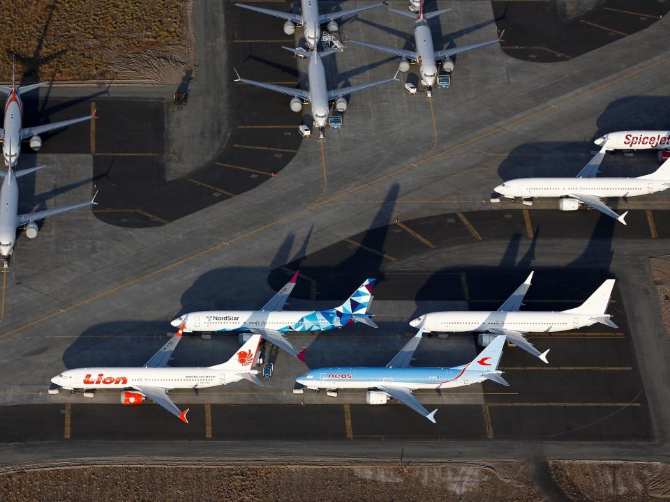 Boeing 737 MAX jets, including Lion Air.