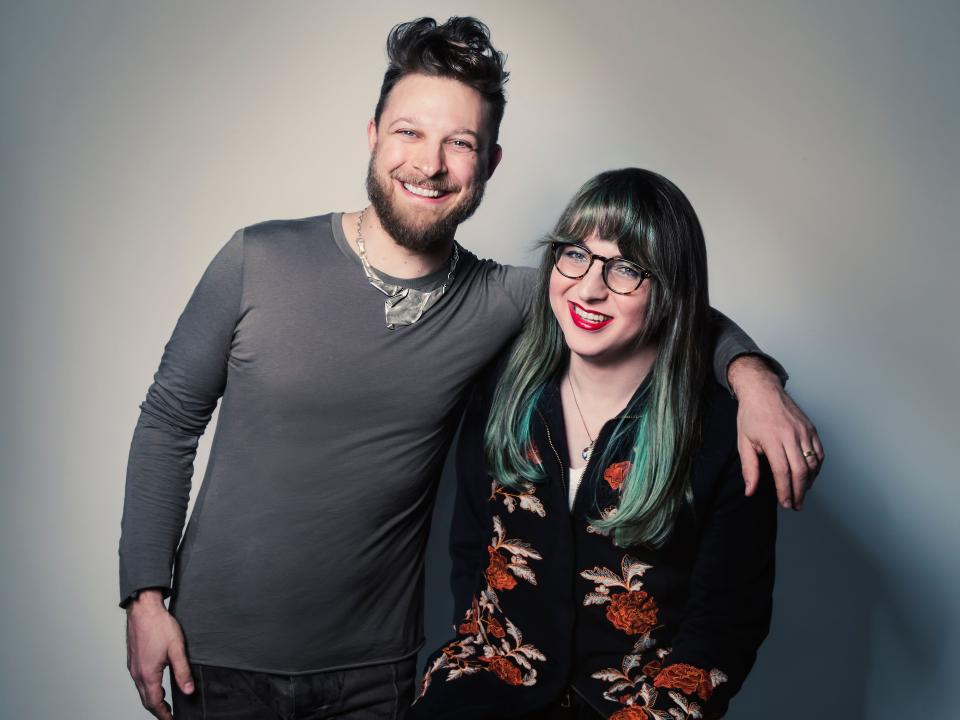 Singer-songwriter Benjamin Scheuer (left) and screenwriter Samantha Williams.  (Noa Griffel )