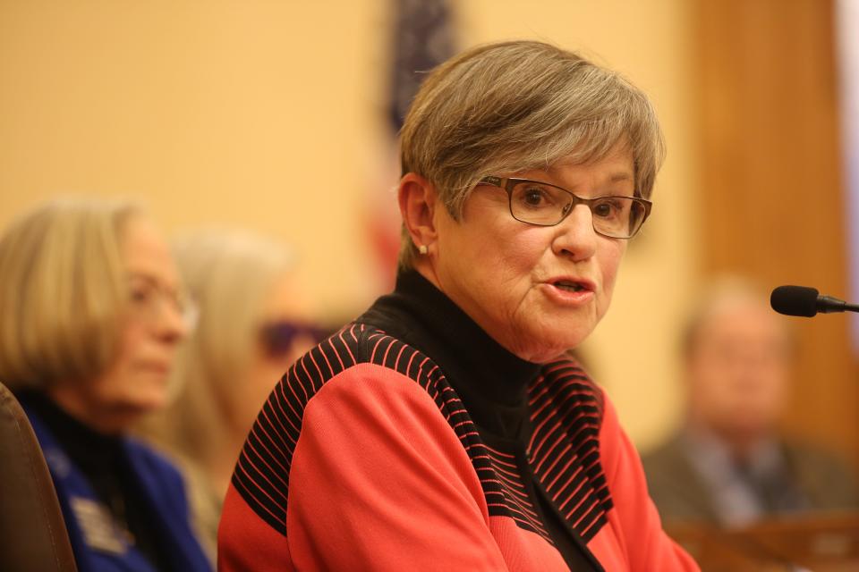 Kansas Gov. Laura Kelly is asking a federal judge to disregard an advisory jury’s decision against her in a lawsuit by a former Kansas Highway Patrol superintendent.