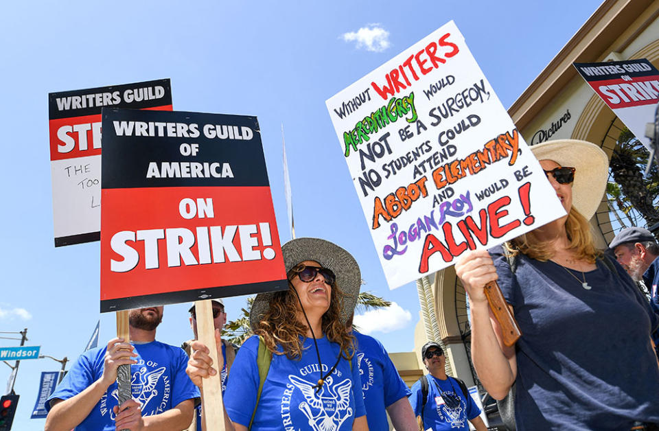 WGA Strike Signage