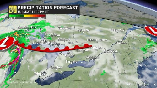 Ontario Fronts Tuesday