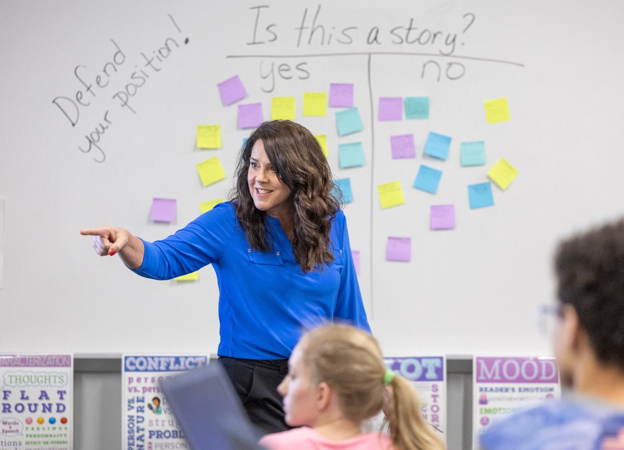 Christine Fleming, who is a seventh grade intervention specialist at Lake Middle/High School, has been named Stark County's Educator of the Year.