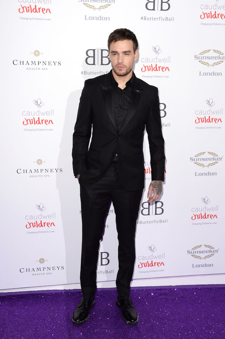 Liam Payne at the 2019 Butterfly Ball 2019 in London