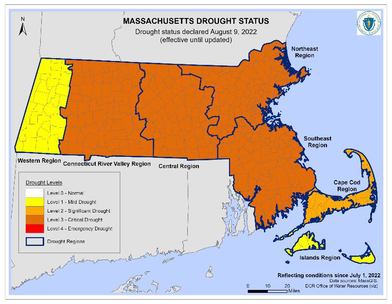 Massachusetts drought status