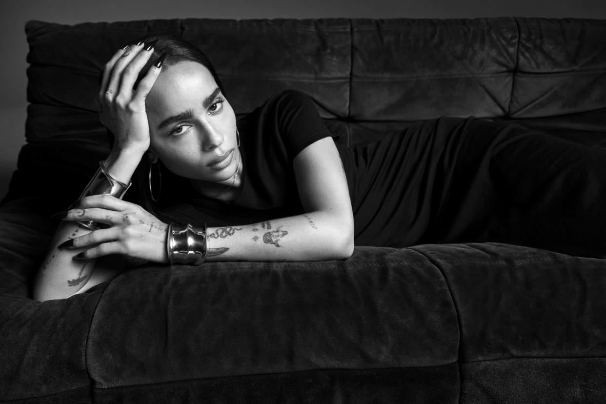 zoe kravitz saint laurent campaign