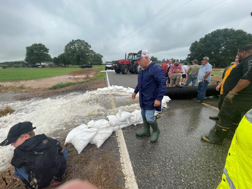 A $52,000 St. Landry Parish government-funded lateral draining project may have helped to alleviate flooding issues that plagued rural residences.