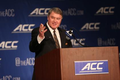 ACC commissioner John Swofford is firmly in support of expanding the CFP field. (USAT)