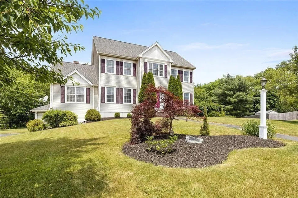 This single-family house at 25 Butternut Way in Bridgewater is listed for $749,000. his property is listed by David Michael with Jack Conway Realtors.