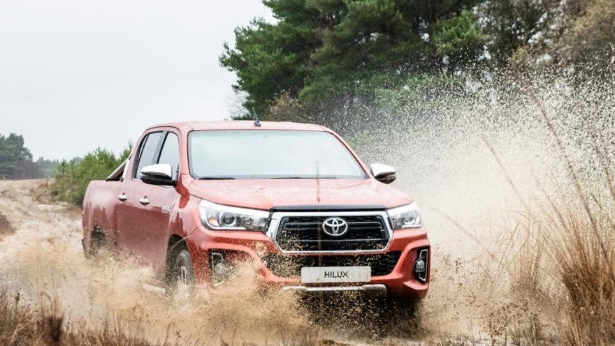 Toyota Hilux, la camioneta más vendida del país.