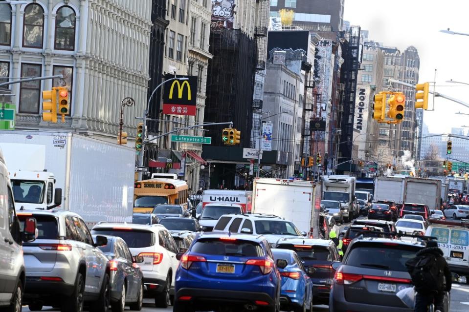 Researchers blamed lengthy work travel times on traffic and city congestion. Helayne Seidman
