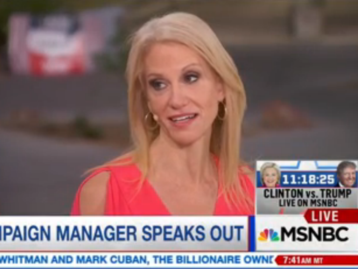 Donald Trumps Campaign Manager Said She Doesnt Believe There Will Be