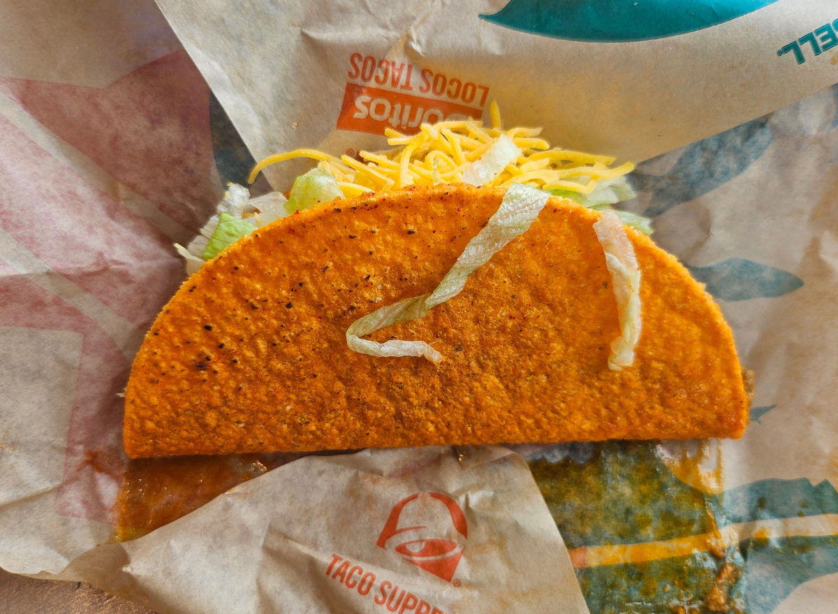 doritos taco at taco bell.