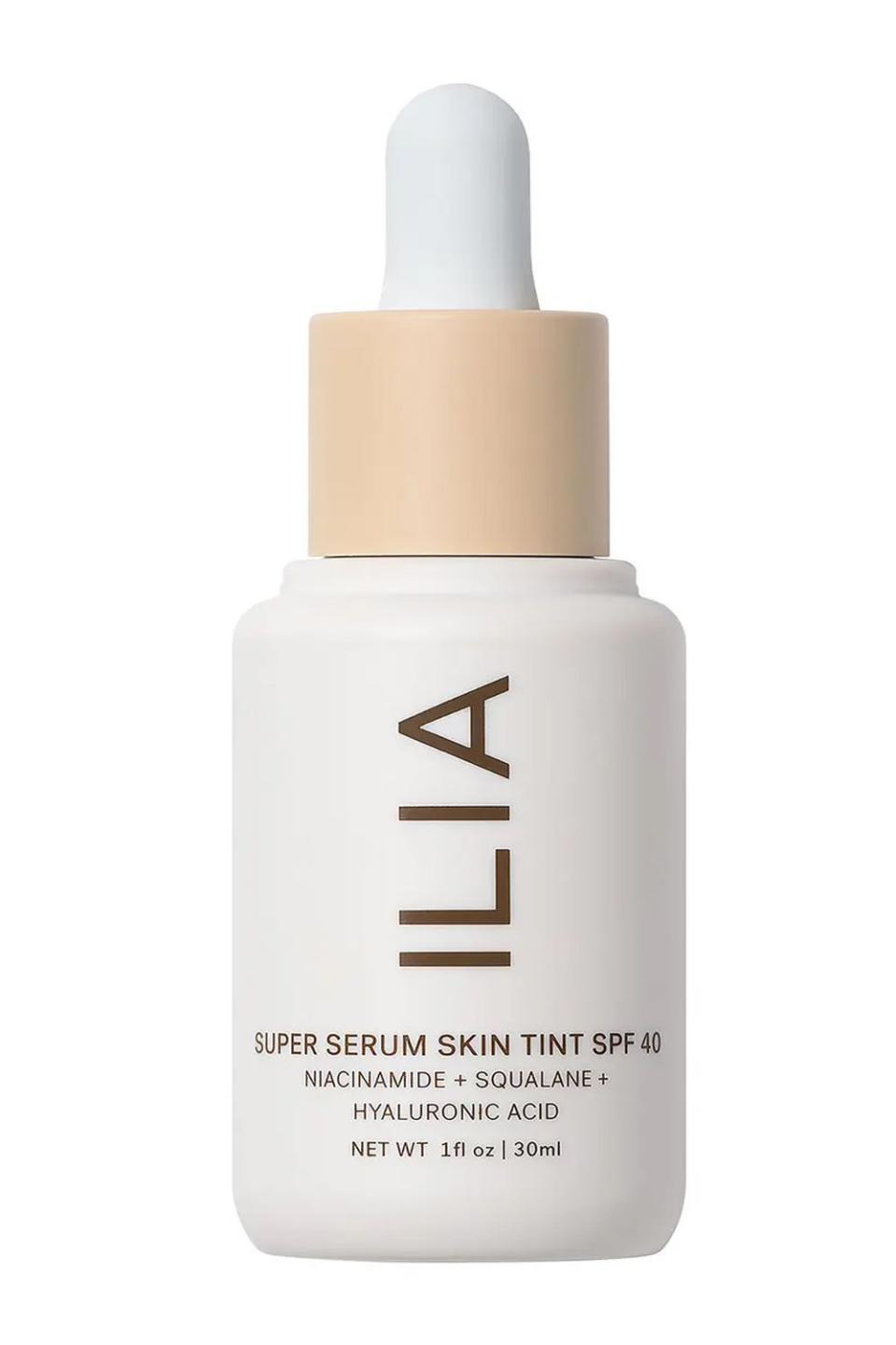 7) Ilia Super Serum Skin Tint SPF 40