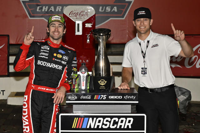 Ryan Blaney helps Roger Penske celebrate 1st back-to-back NASCAR  championships in storied career