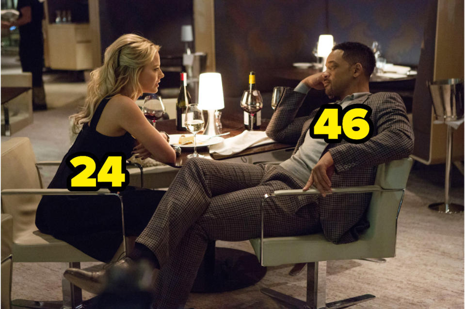 24-year-old Margot Robbie having dinner with 46-year-old Will Smith